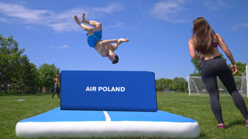 AirParkour - dmuchana przeszkoda parkour przyrząd gimnastyczny